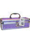Lockable Vibrator Case - Small - Purple